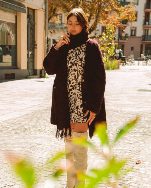 Robe verte asymétrique
